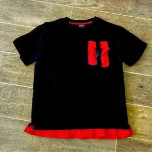 Streetwear Utility Ribbon Shirt Pocket Buckle Festival Rave EDM Fashion Shirt